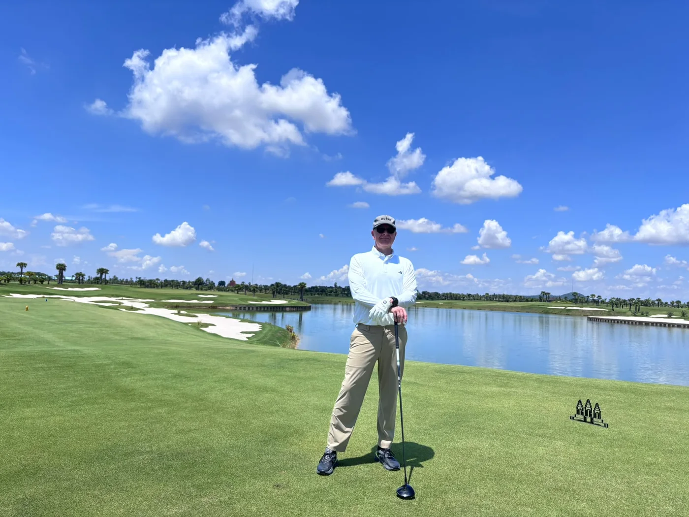 Torsten on the golf course after his training and nutrition progress
