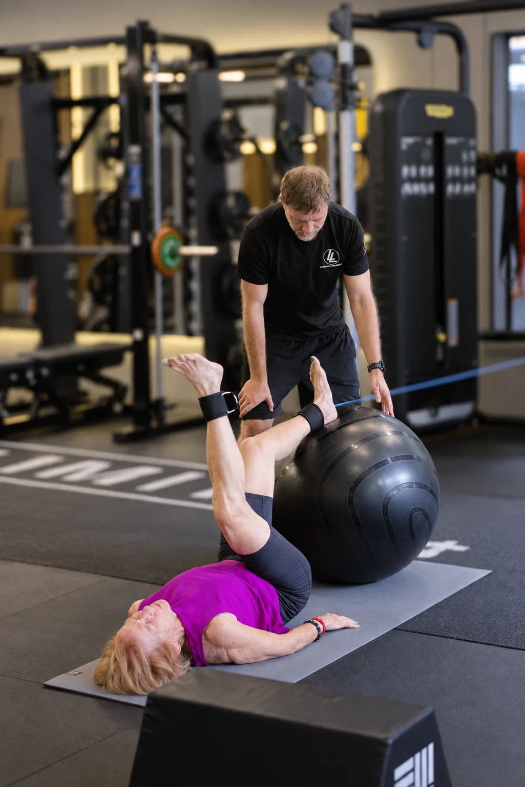 Physiotherapy session at LLFitness